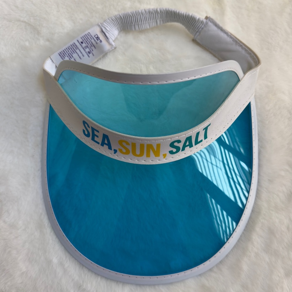 D&Y Summer Open Top Sun Visors Hats Plastic Clear UV